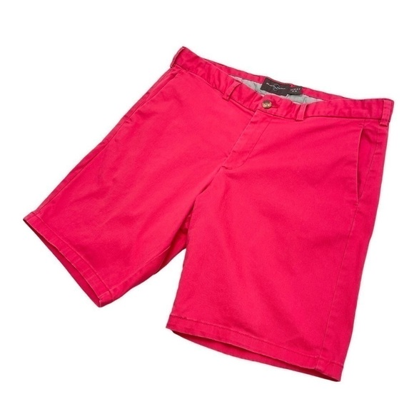 BLACK Brown 1826 casual bermuda shorts pink size 34 W36 men’s - Picture 10 of 10